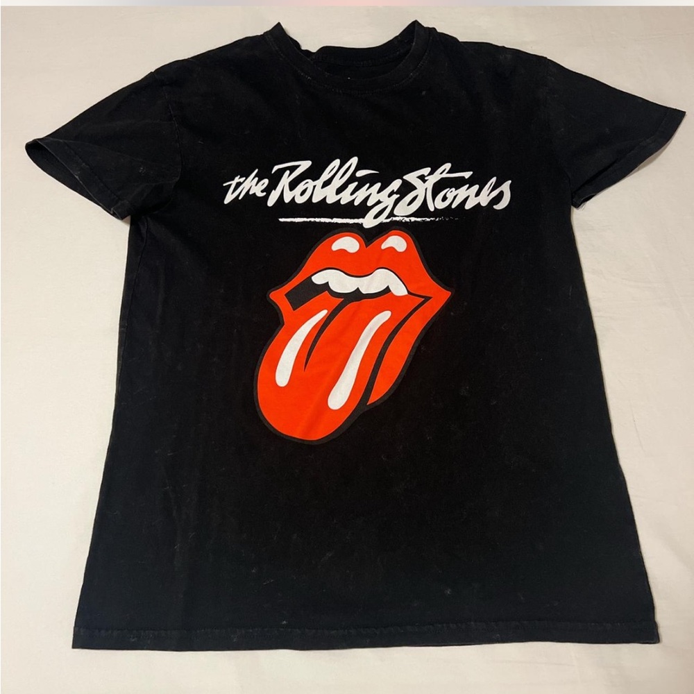 Rolling Stones Black Womens T-Shirt